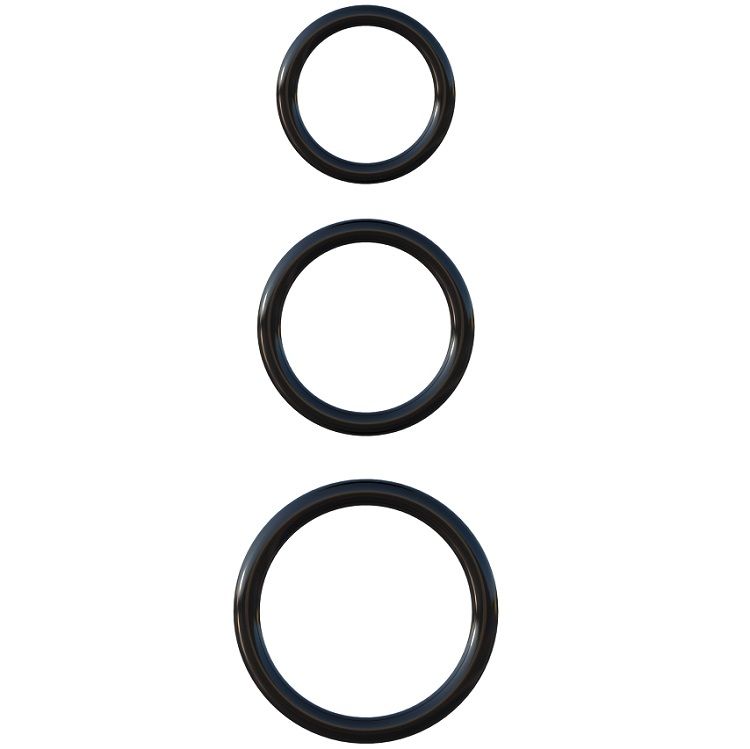 FANTASY C-RINGZ - CONJUNTO DE ESTAMINA DE 3 ANEL DE SILICONE