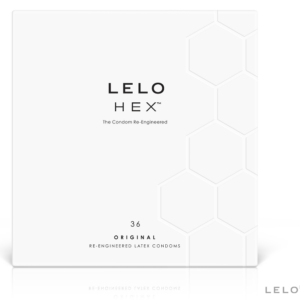 LELO - CAIXA DE PRESERVATIVO HEX 36 UNIDADES